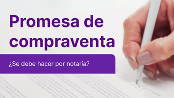 Promesa de compraventa por notaria